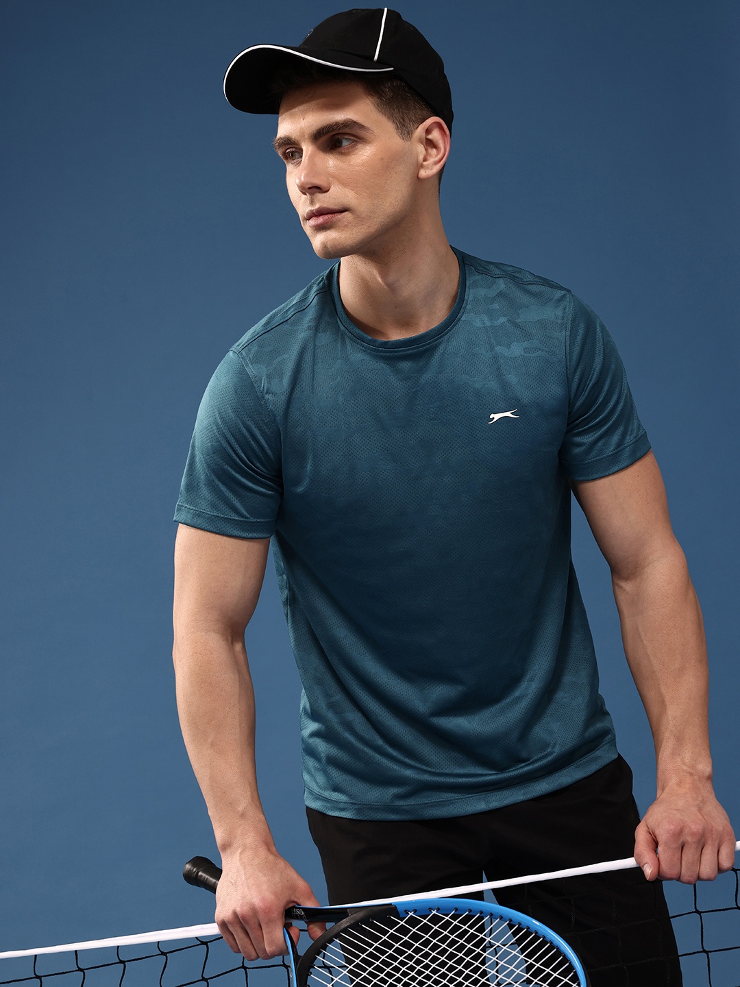 

Slazenger Self Design Sports T-shirt, Teal