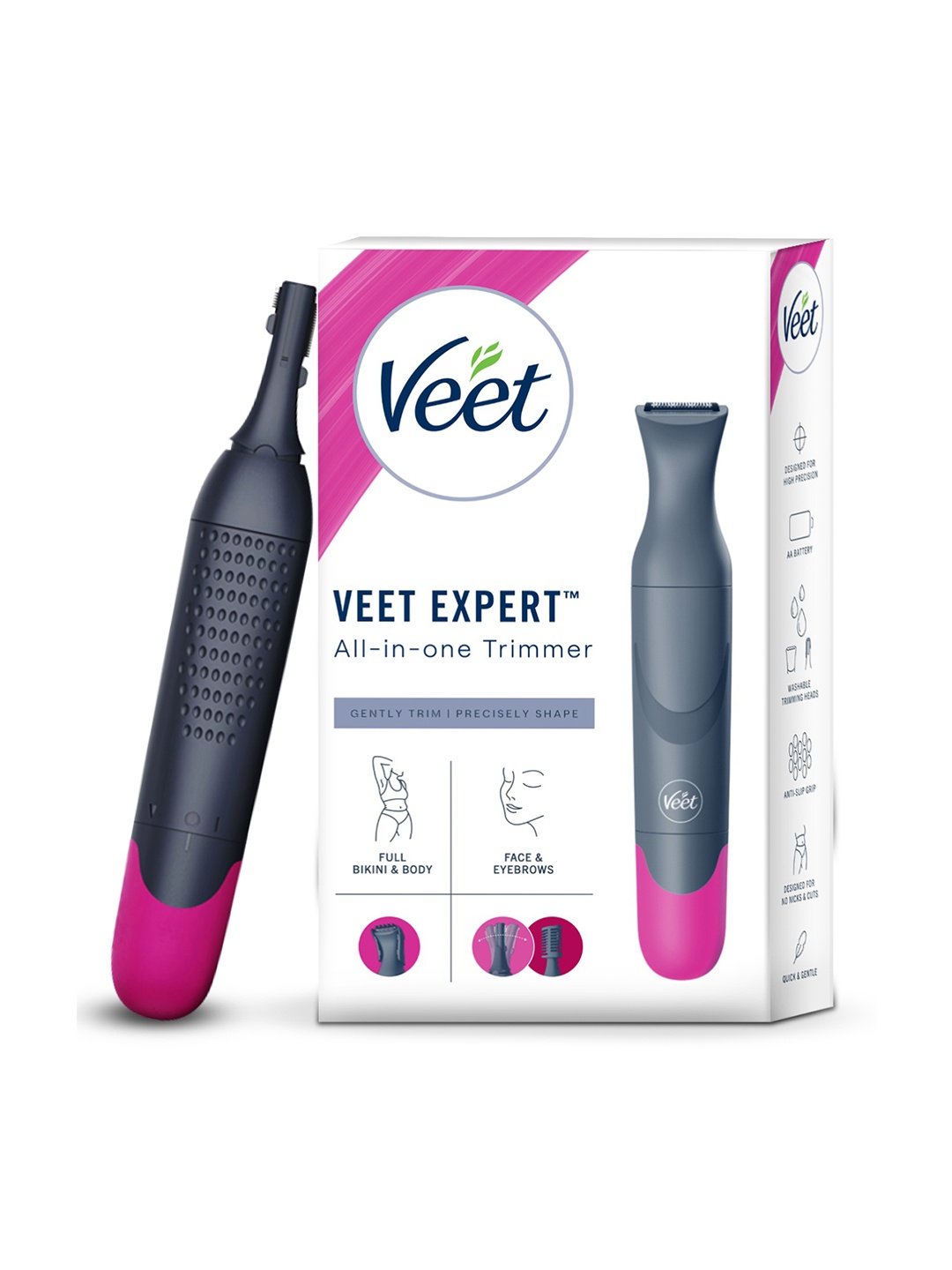 

Veet Women Expert All-in-One Full Body Trimmer - Grey