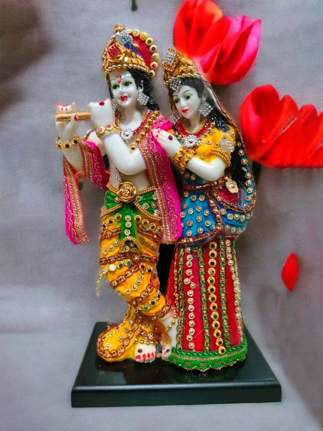 

Vrinban International White Religious Figurine Showpiece
