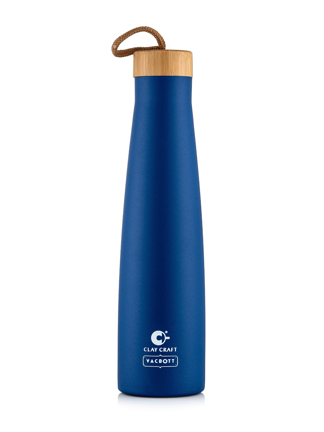 

CLAY CRAFT Vacbott Blue Brand Logo Printed BPA Free Double Wall Vacuum Water Bottle 700ML