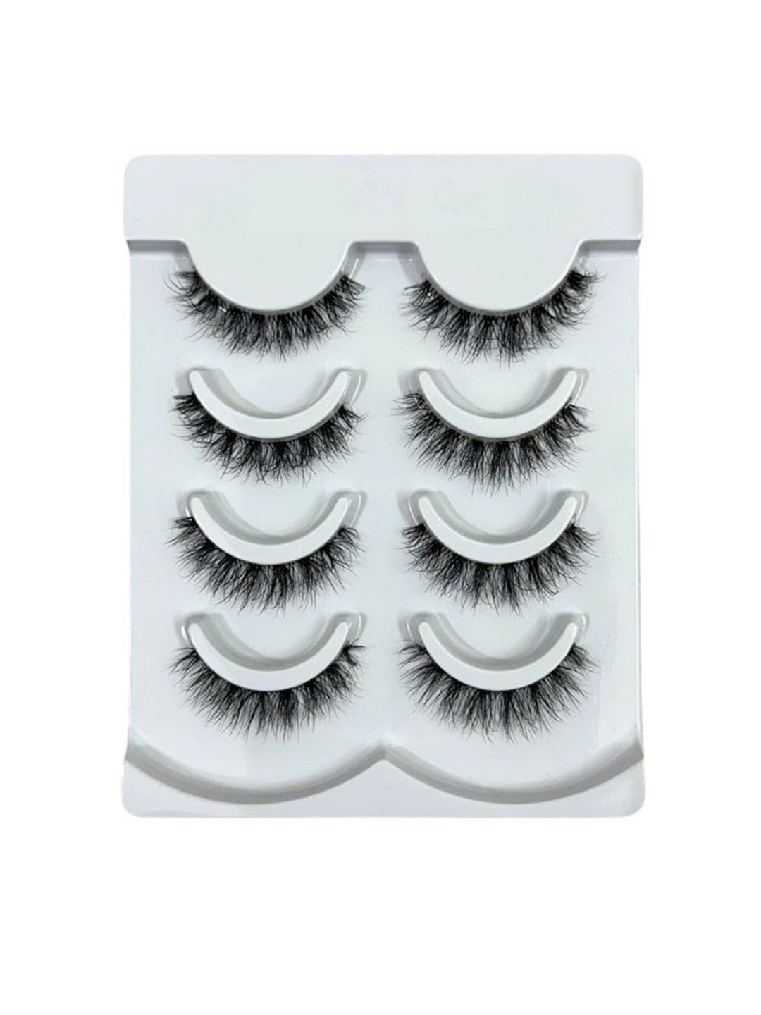 

BOMBAY VANITY Set Of 4 Eyelash Set - Angel - Black