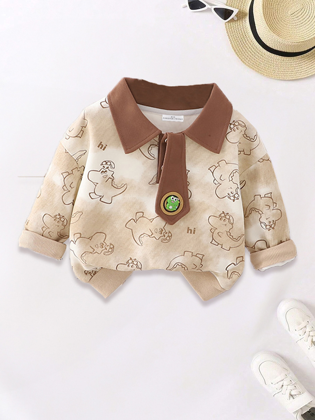 

FOREVER FRIDAY Boys Printed, Brown