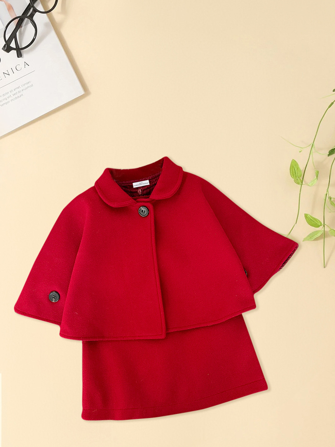 

FOREVER FRIDAY Girls Top with Skirt, Red