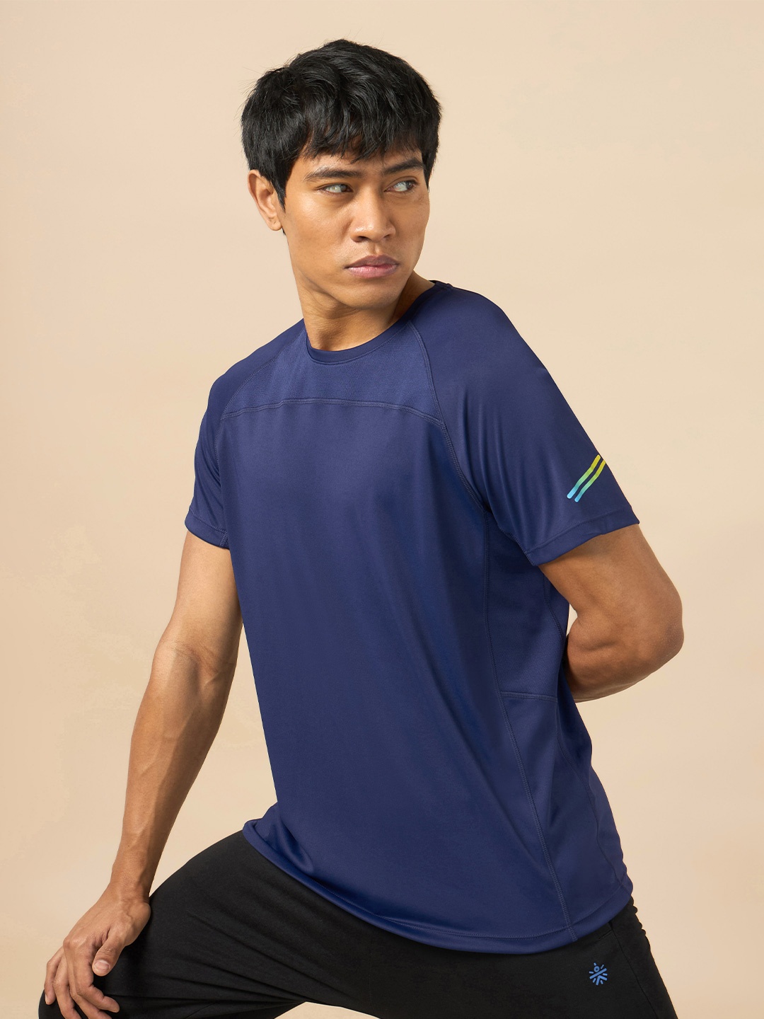 

CULT Athletic Moisture Wicking Performance T-shirt, Navy blue