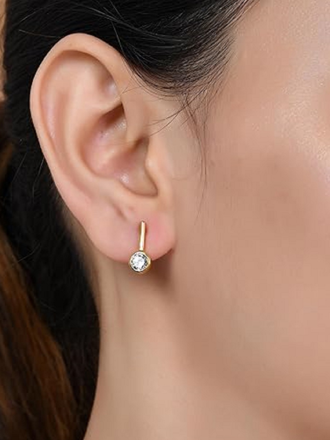 

ROOVI Contemporary Hoop Earrings, Gold