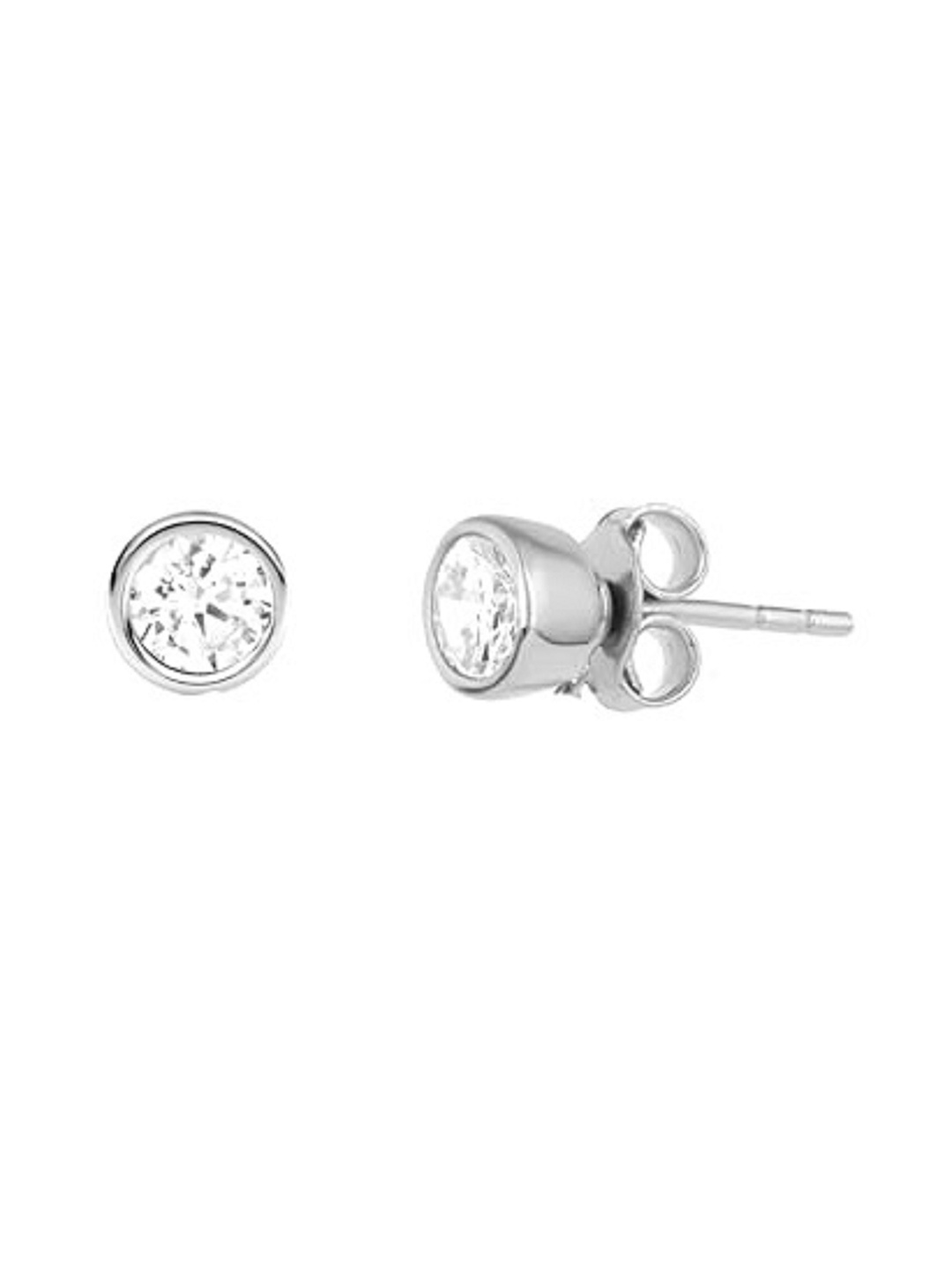 

ROOVI Contemporary Studs Earrings, Silver