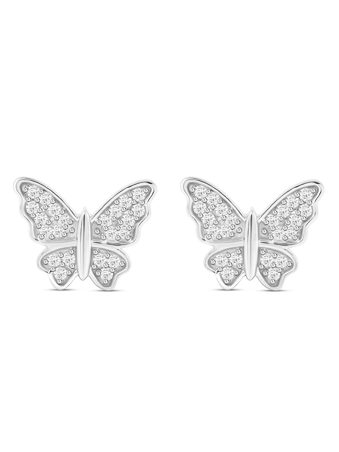 

ROOVI Contemporary Studs Earrings, Silver