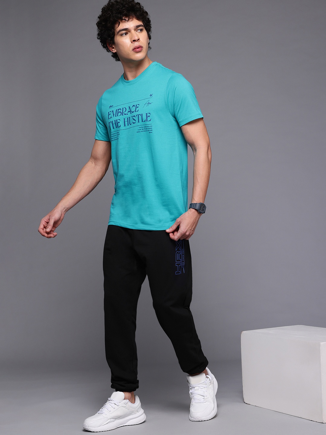 

HRX by Hrithik Roshan Men Lifestyle Joggers, Black