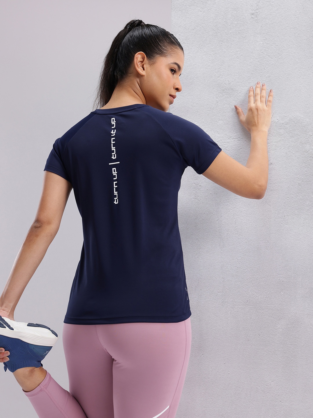 

HRX by Hrithik Roshan Rapid-Dry Training T-shirt, Navy blue