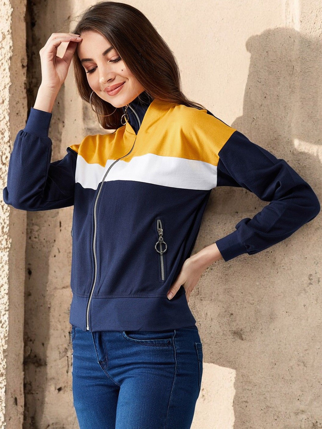 

DressBerry Women Bomber Jacket, Multi
