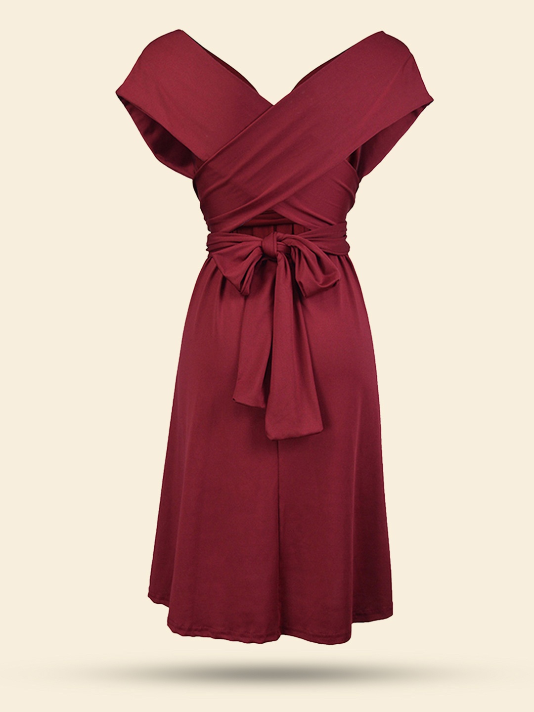 

StyleCast Fit & Flare Midi Dress, Maroon