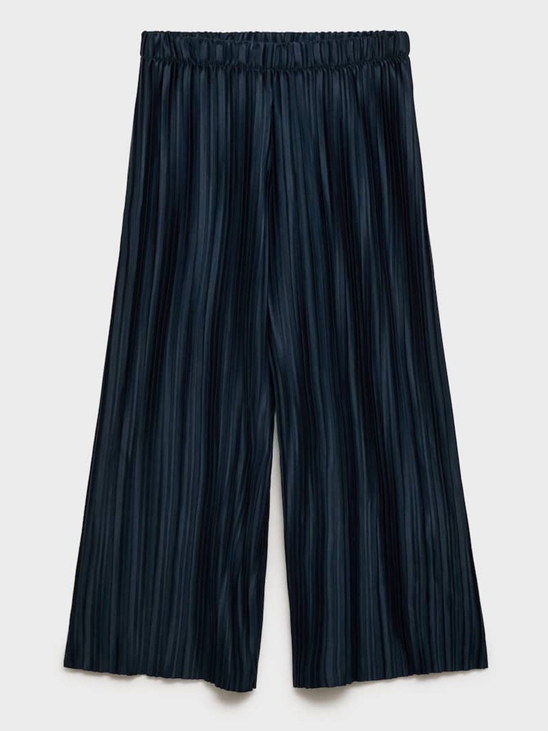 

Mango Kids Girls Accordion Pleated Culottes Trousers, Navy blue