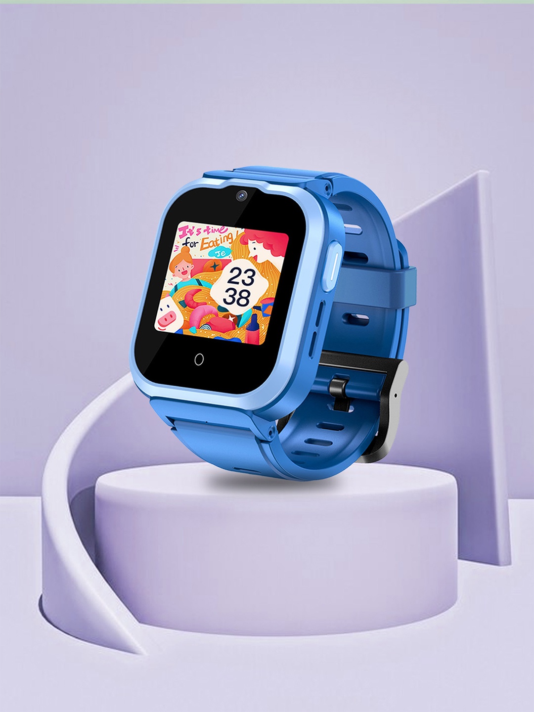

Spiky 4G Video Calling Dewatering Waterproof Smartwatch With GPS, Blue
