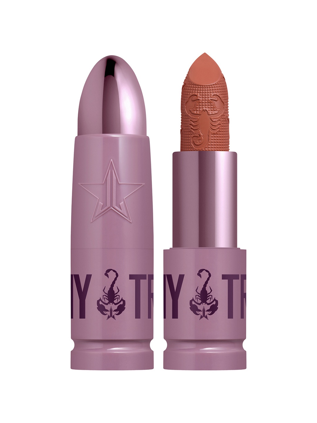 

Jeffree Star Cosmetics Shiny Trap Long Lasting High Shine Lipstick - Camel Humps, Camel brown