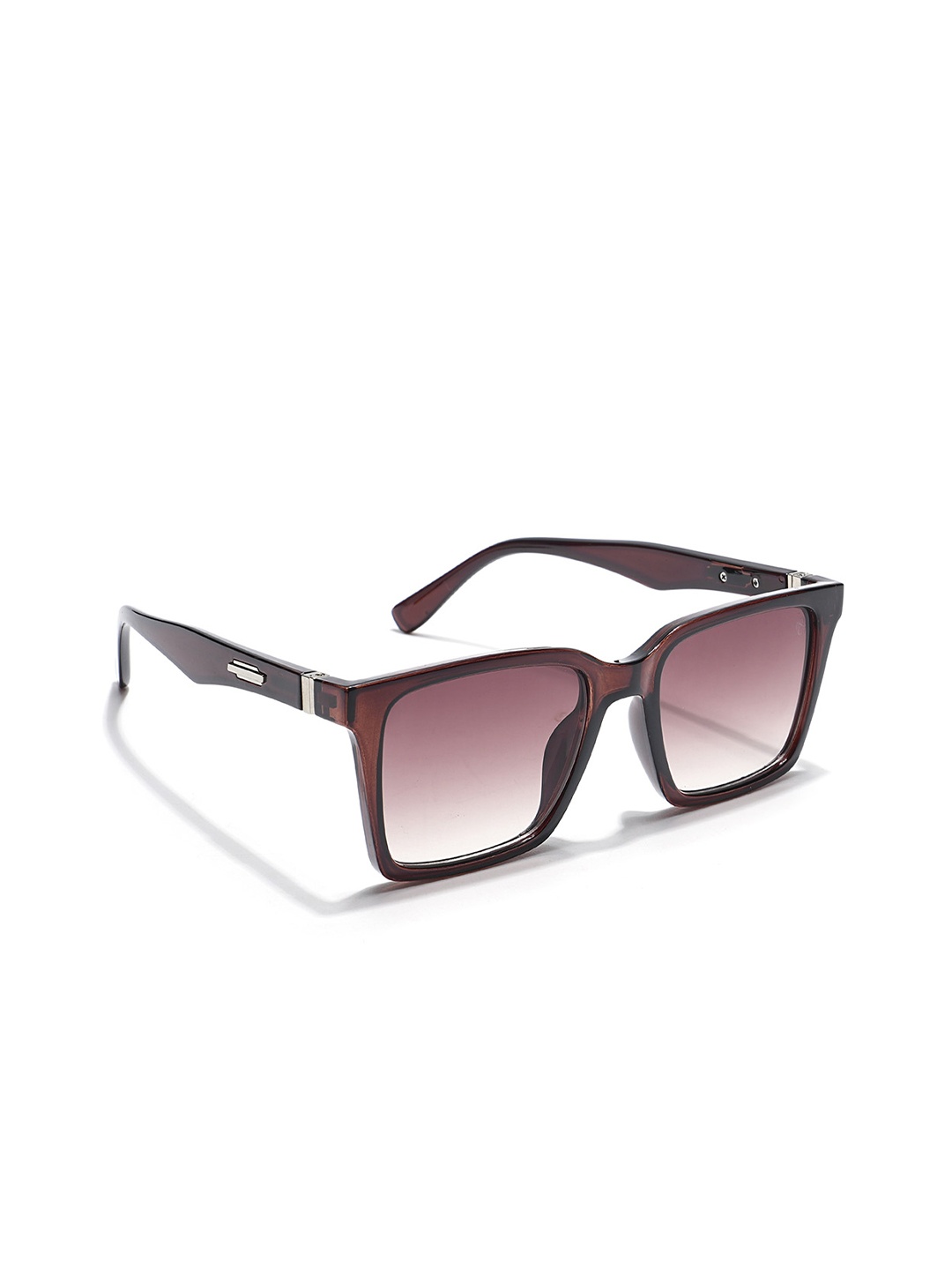 

Eyejack Unisex Full Rim Square Sunglasses with UV Protected Lens 90150CL757, Brown