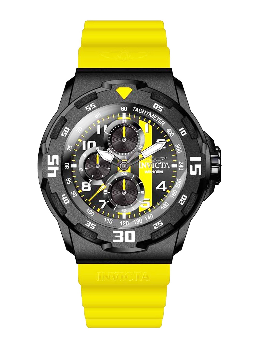 

Invicta Men Dial & Straps Analogue Watch 46402, Yellow
