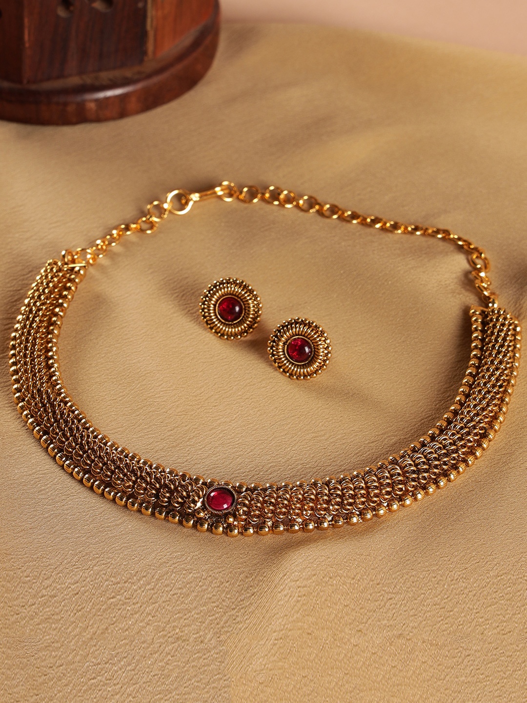 

Kattam Gold-Plated Jewellery Set