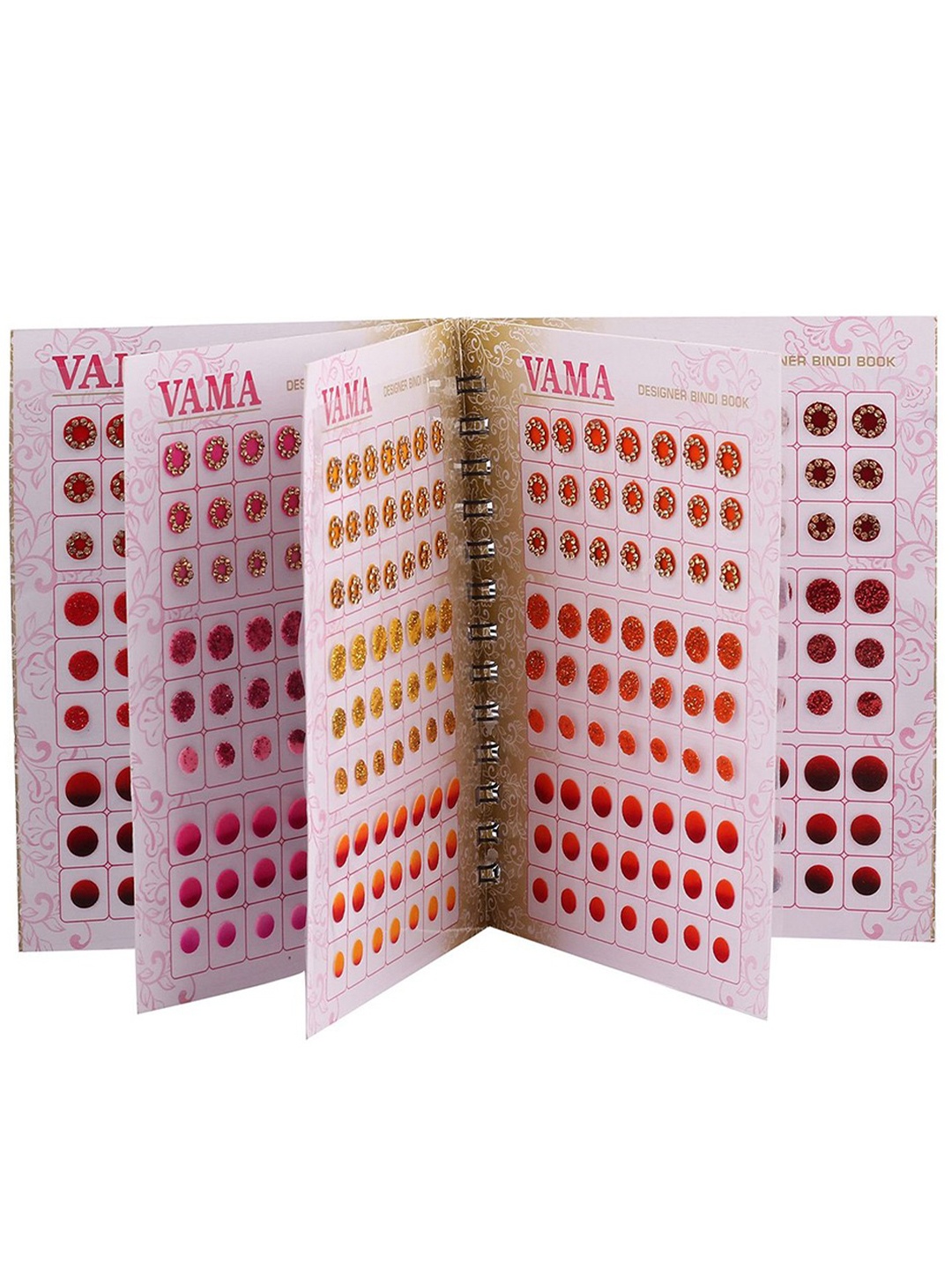 

VAMA Multicolour Glitter Sparkle Shaded Crystal Stone Sticker Colourful Mini Bindi Book, Multi