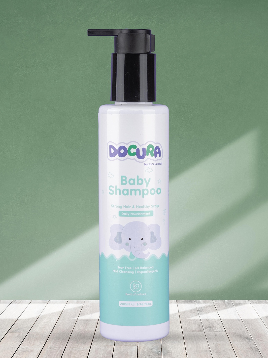 

DOCURA Baby Shampoo For Strong Hair & Healthy Scalp - 200 ml, Purple