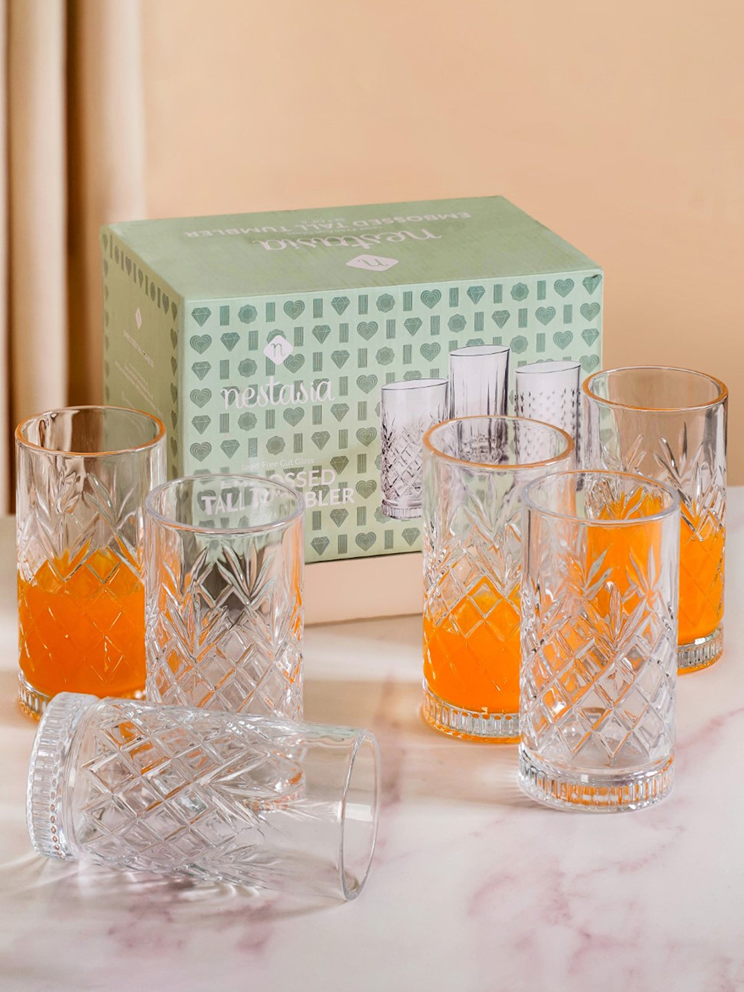 

Nestasia Unisex Transparent Water Glass