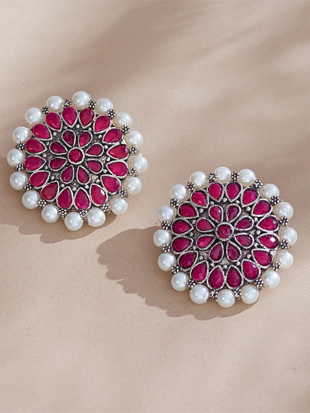 

UnfoldSelf Earrings, Pink