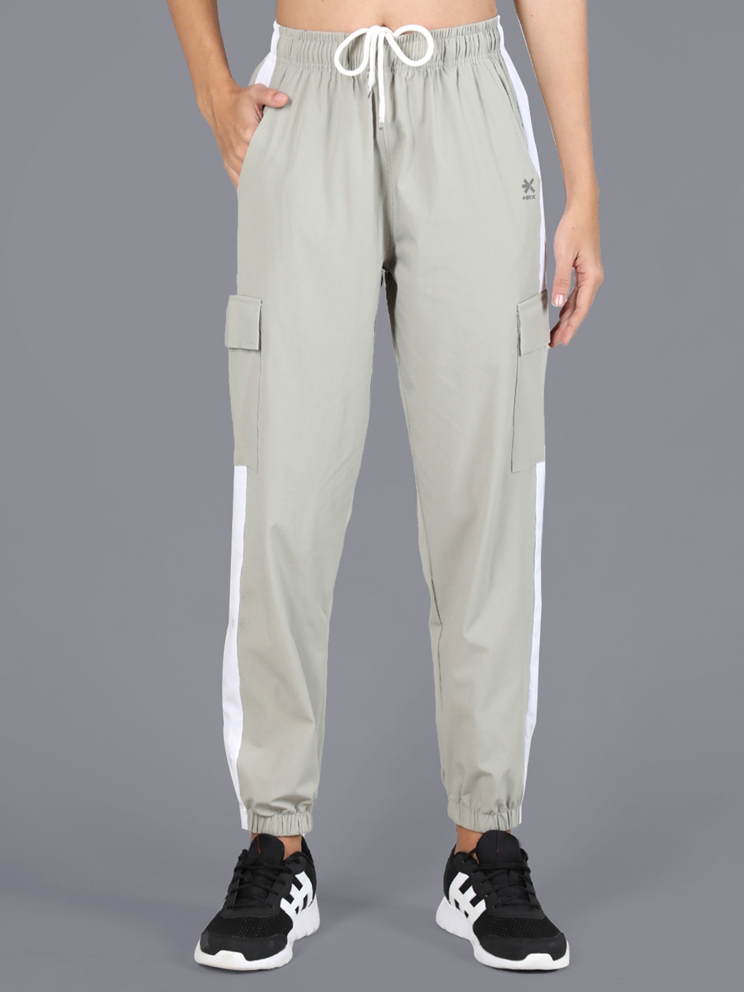 

HRX by Hrithik Roshan Women Colorblocked Rapid-Dry Training Joggers, Green