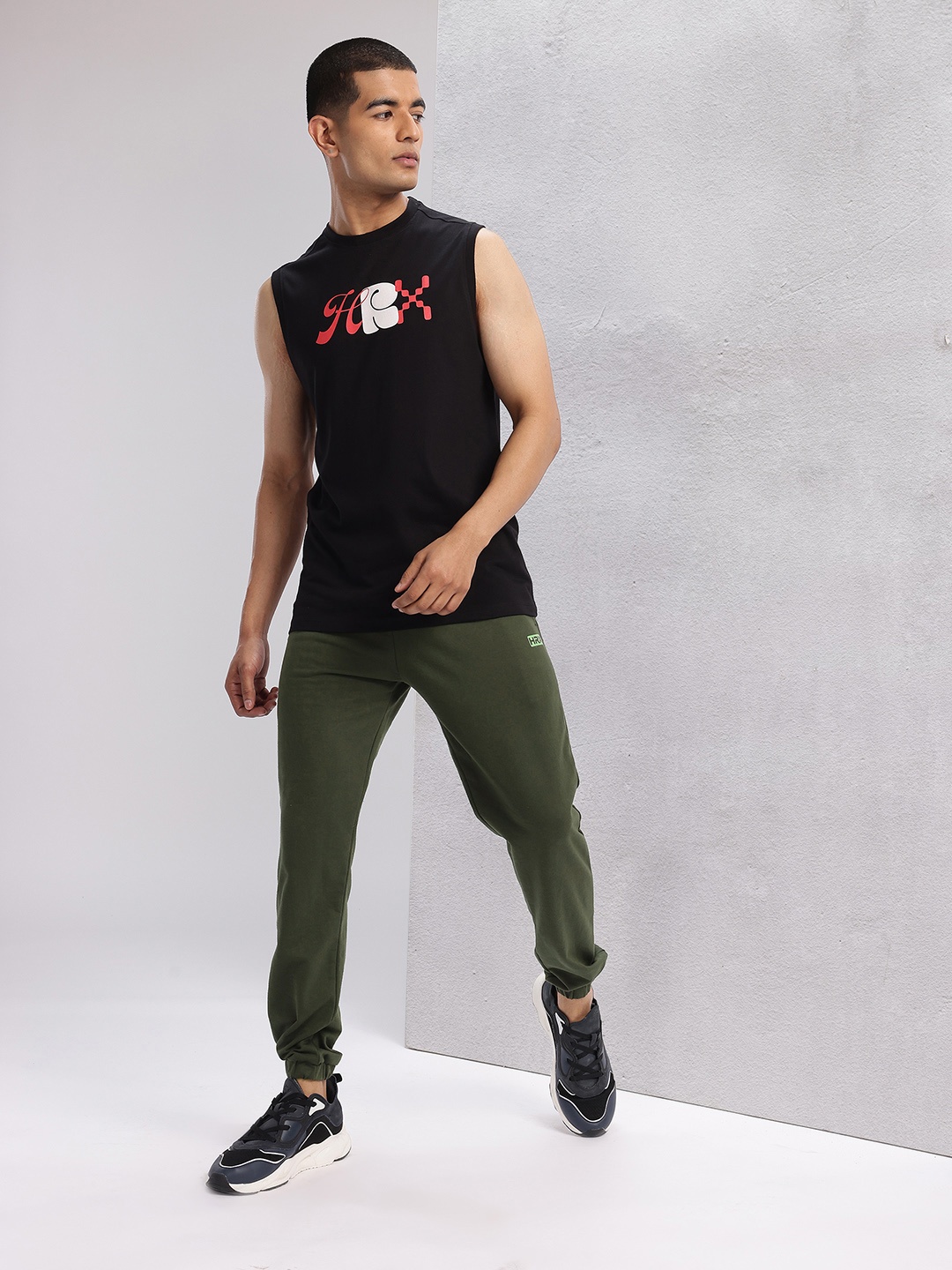 

HRX by Hrithik Roshan Men Lifestyle Joggers, Olive