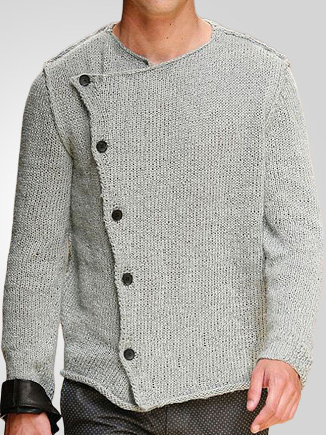 

Mast & Harbour Men Cardigan, Grey