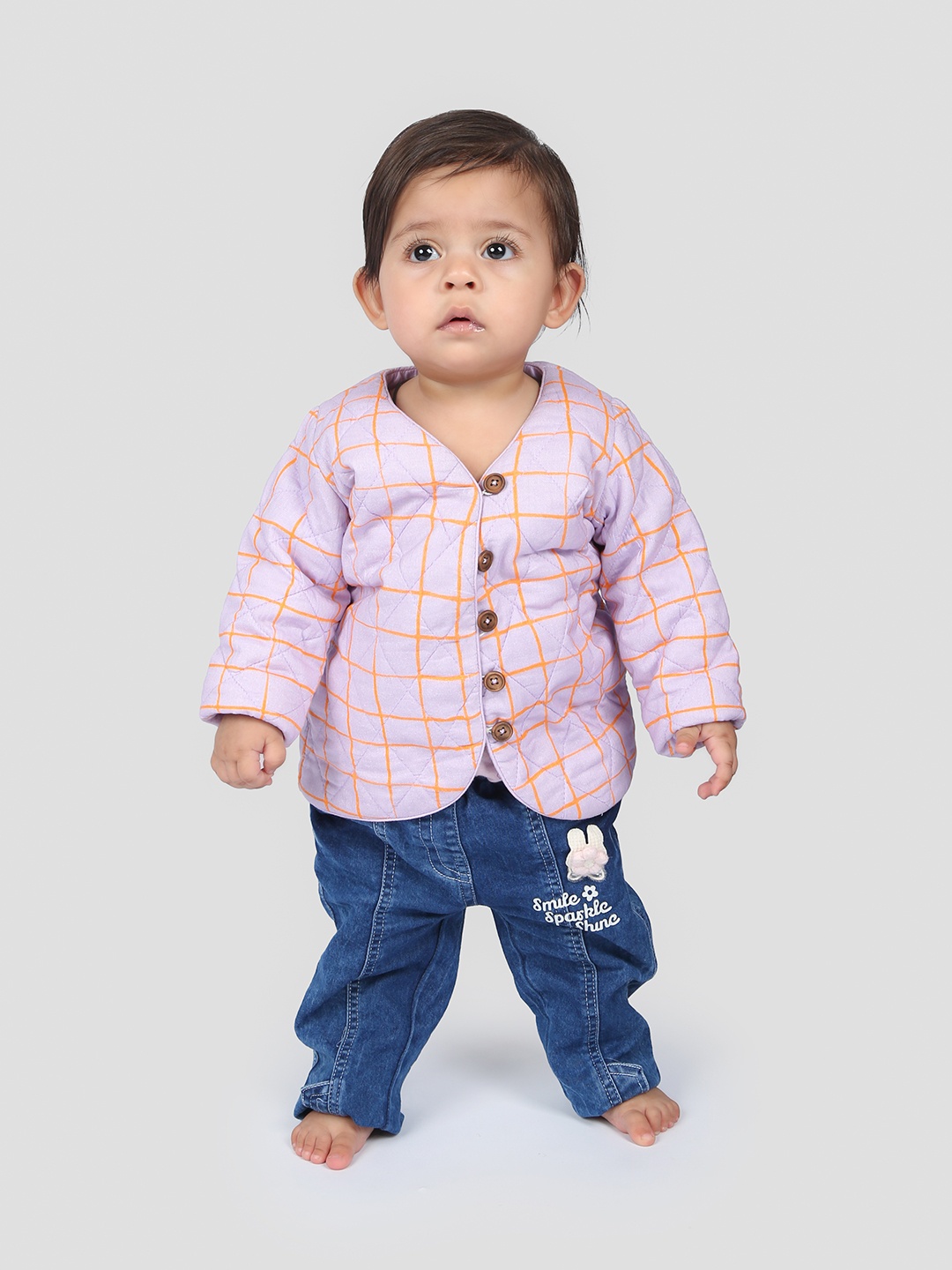 

EARTHY TWEENS Unisex Kids Insulator Quilted Jacket, Purple