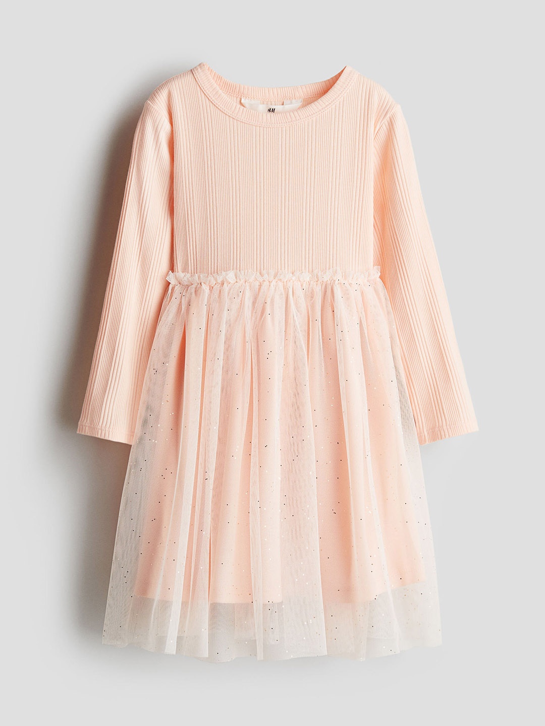 

H&M Infant Girls Tulle Fit and Flare Dress, Orange