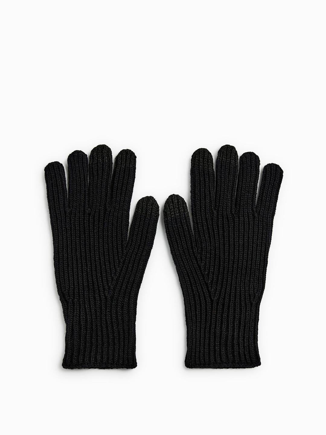 

ZARA Men Gloves, Black