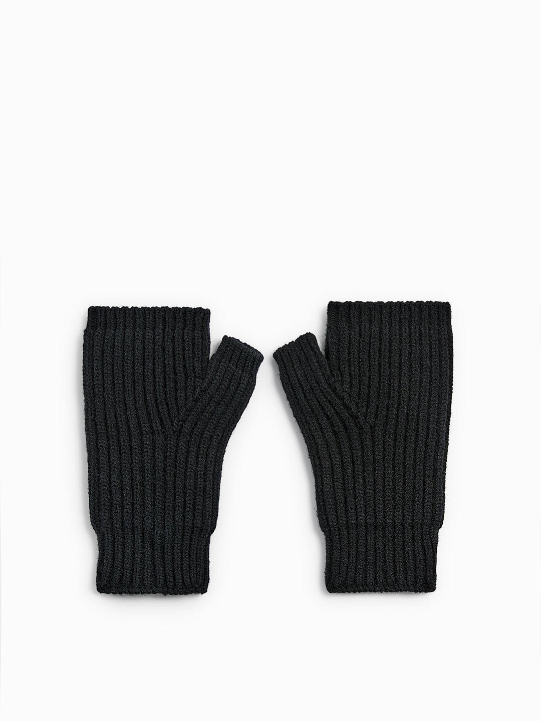 

ZARA Men Gloves, Black
