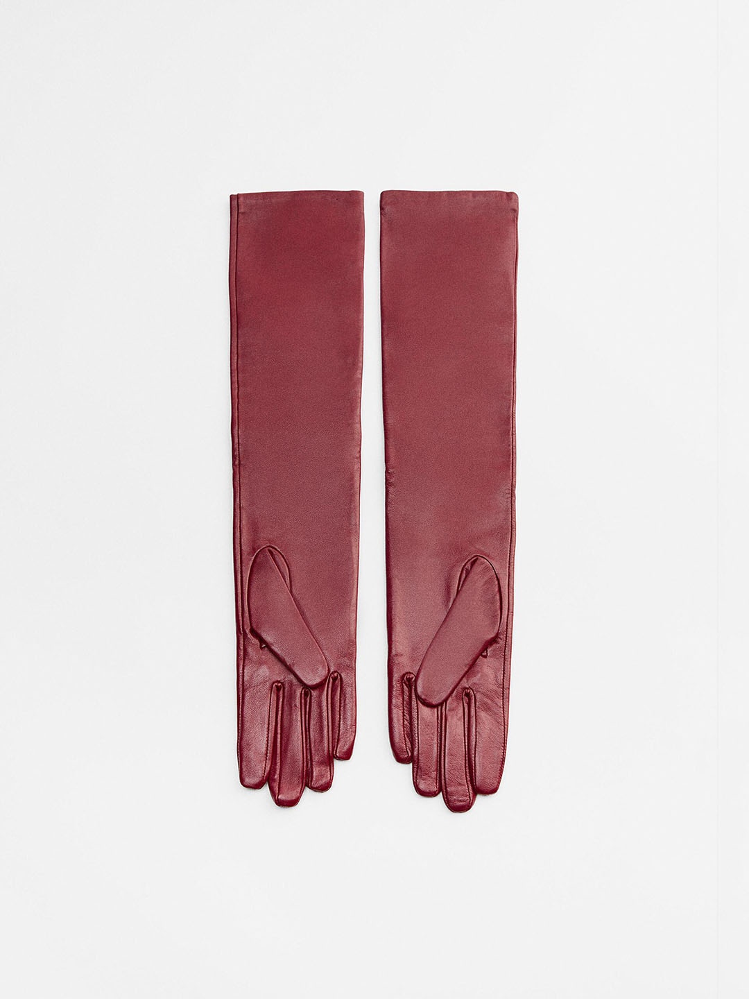 

ZARA Women Gloves, Burgundy