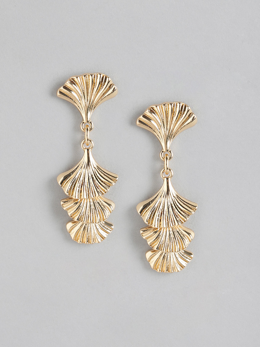 

Forever New Gold Plated Contemporary Drop Earrings