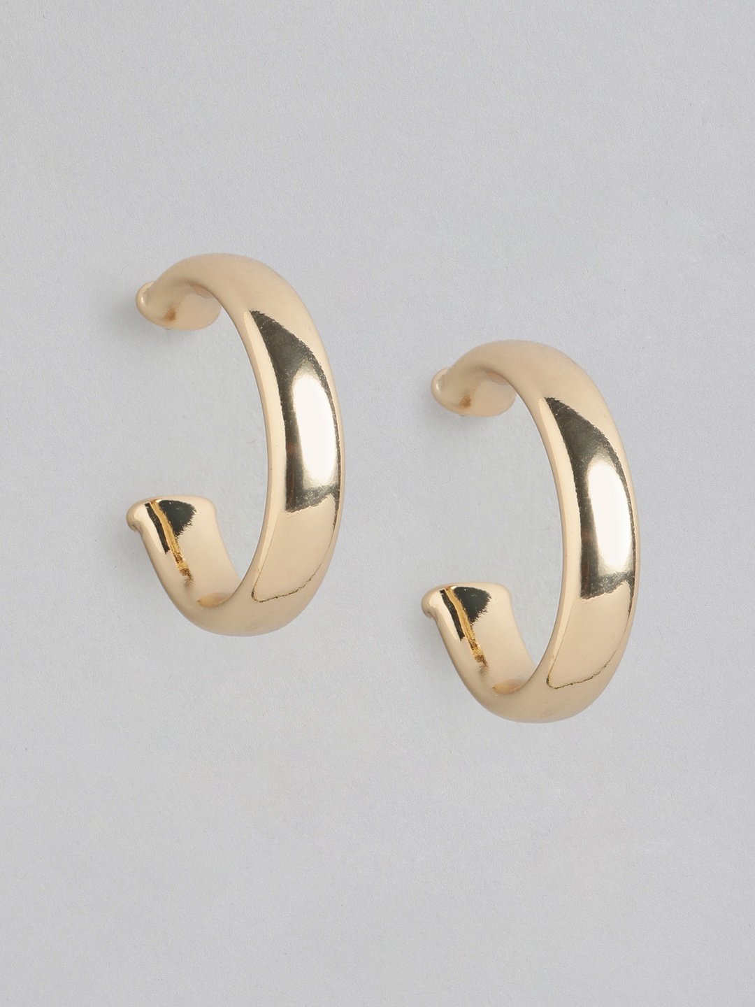 

Forever New Gold Plated Classic Half Hoop Earrings