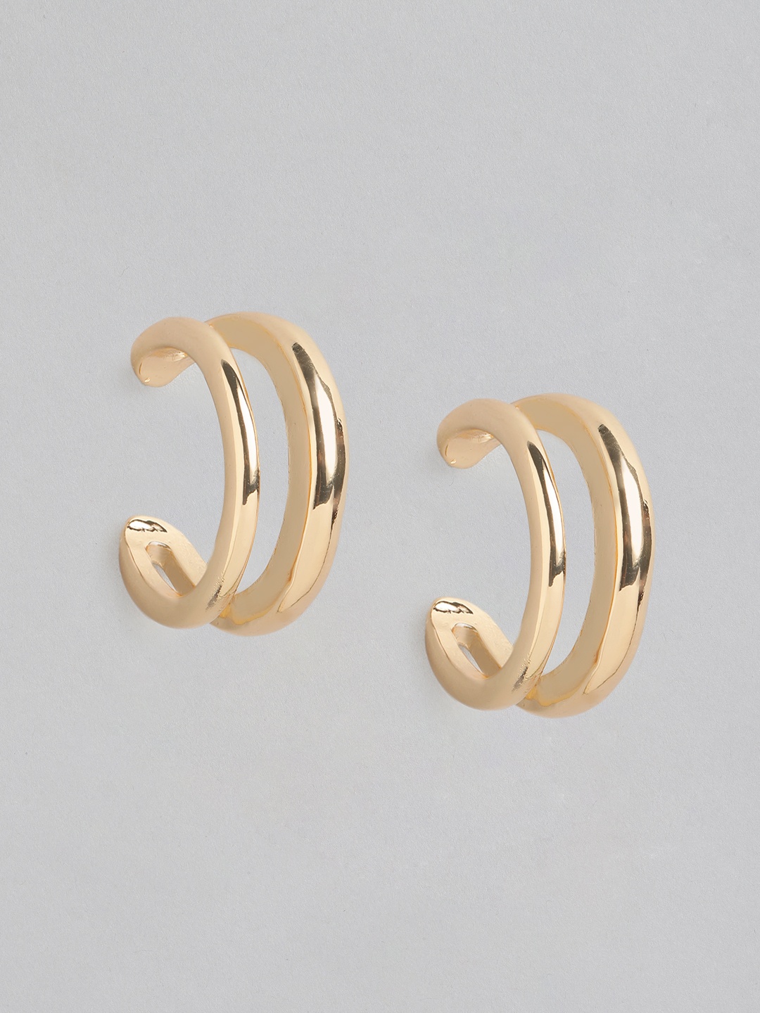 

Forever New Gold Plated Classic Half Hoop Earrings