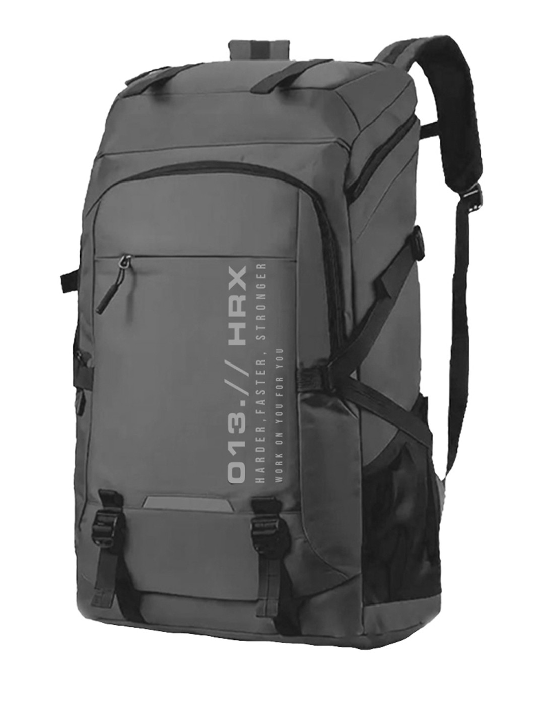 

HRX by Hrithik Roshan Unisex Brand Logo Backpack, Grey
