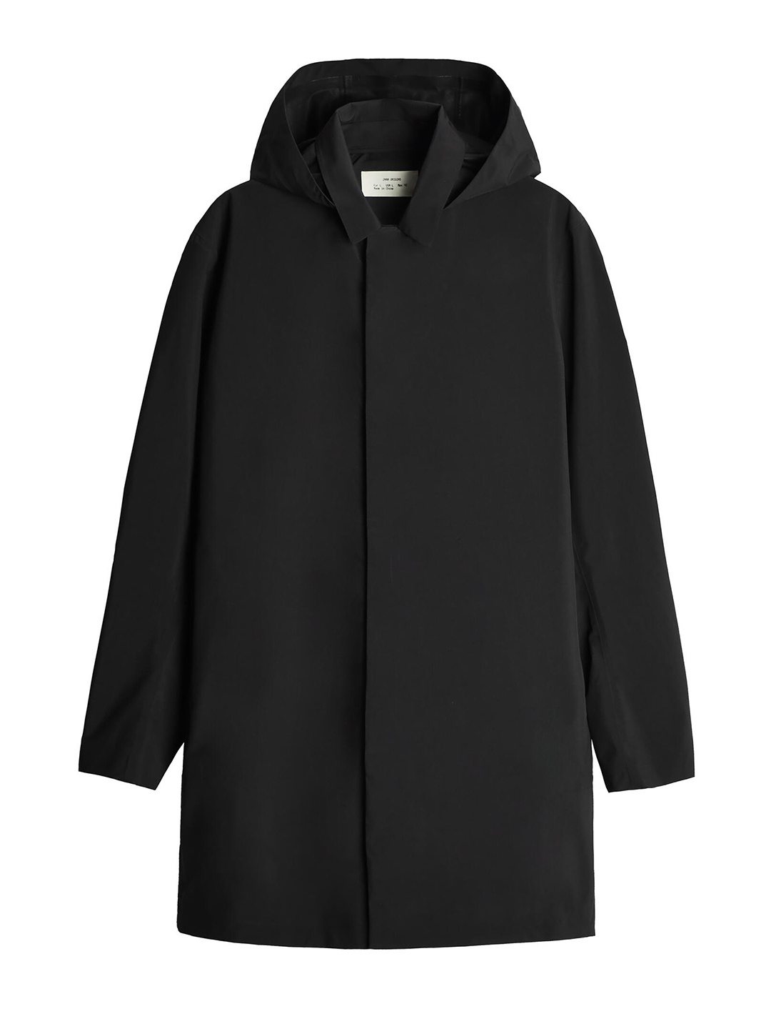 

ZARA Men Rain Jacket, Black