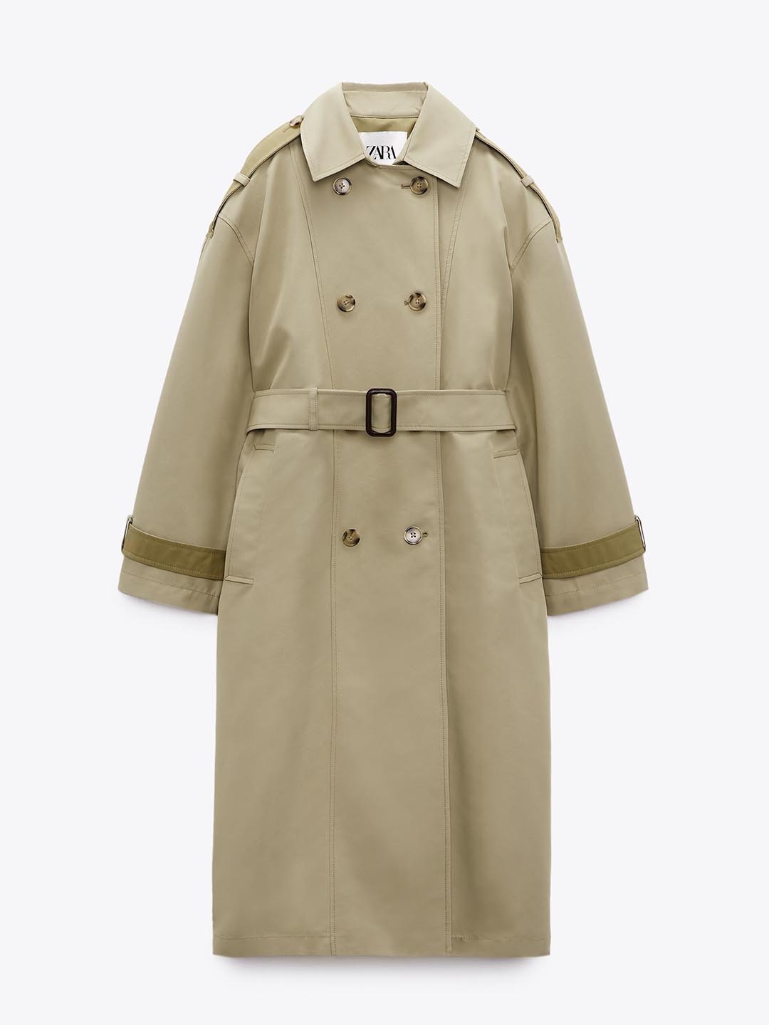 

ZARA Women Rain Jacket, Beige