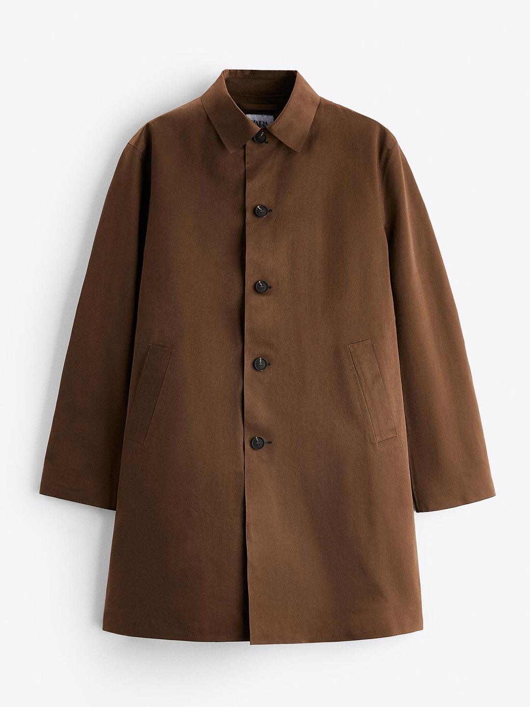 

ZARA Men Rain Jacket, Brown