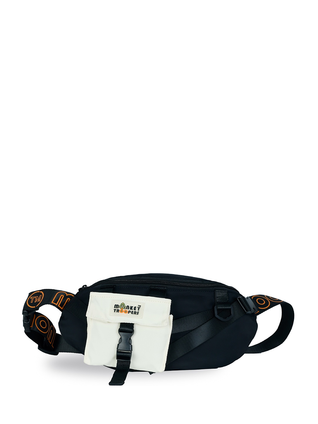 

MONKEY TROOPERS Soft- Case Waist Pouch, Black
