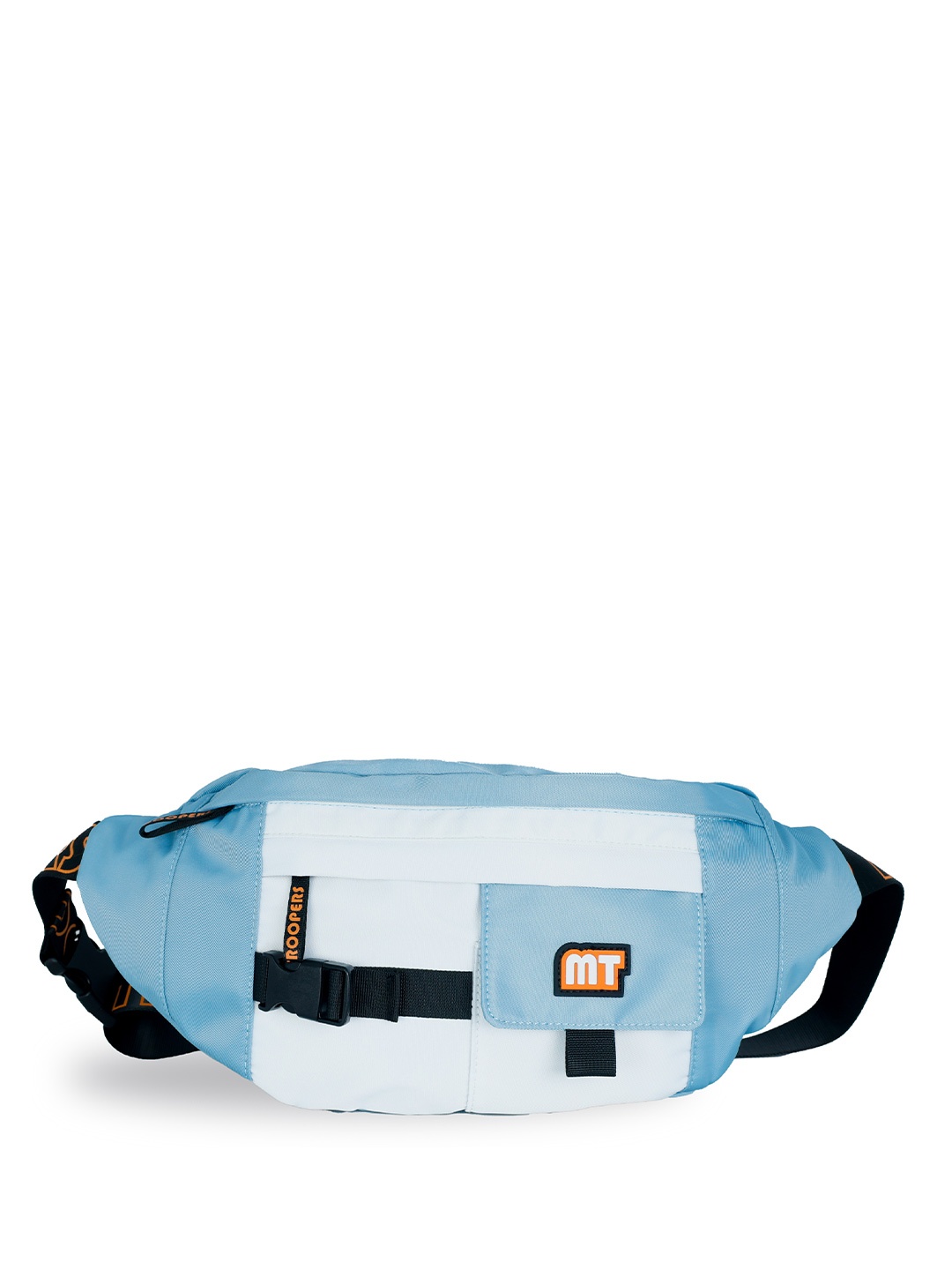 

MONKEY TROOPERS Colourblocked Waist Pouch, Blue