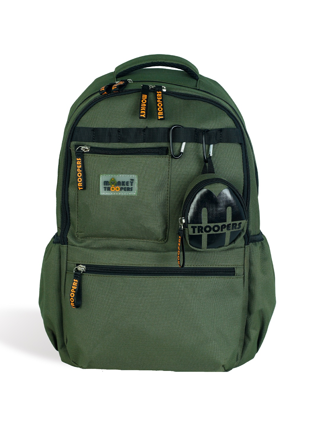 

MONKEY TROOPERS Unisex Backpack, Olive