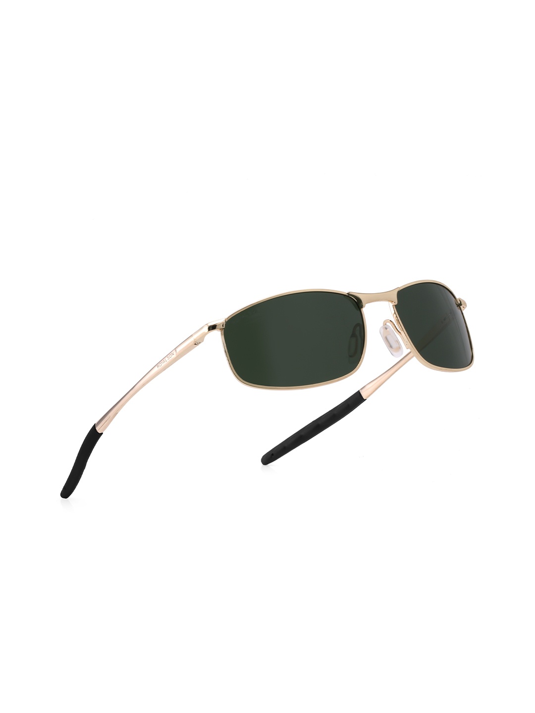 

ROYAL SON Unisex Shield Sunglasses with Polarised Lens, Green