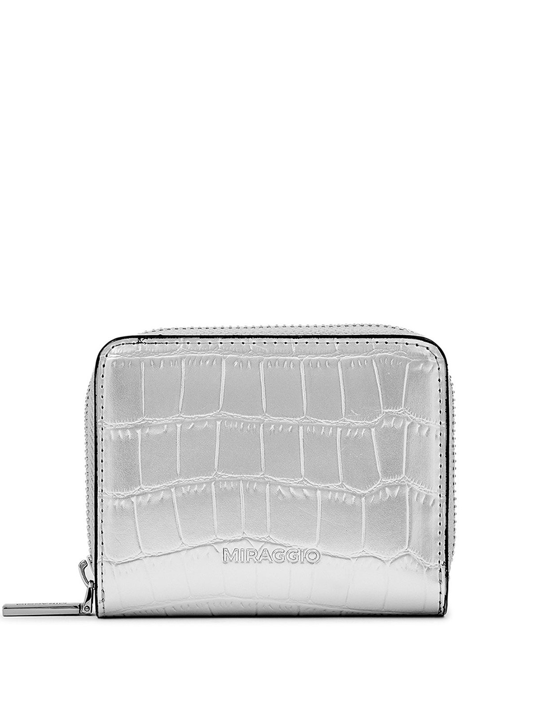 

MIRAGGIO Silver PU Lea Wallet