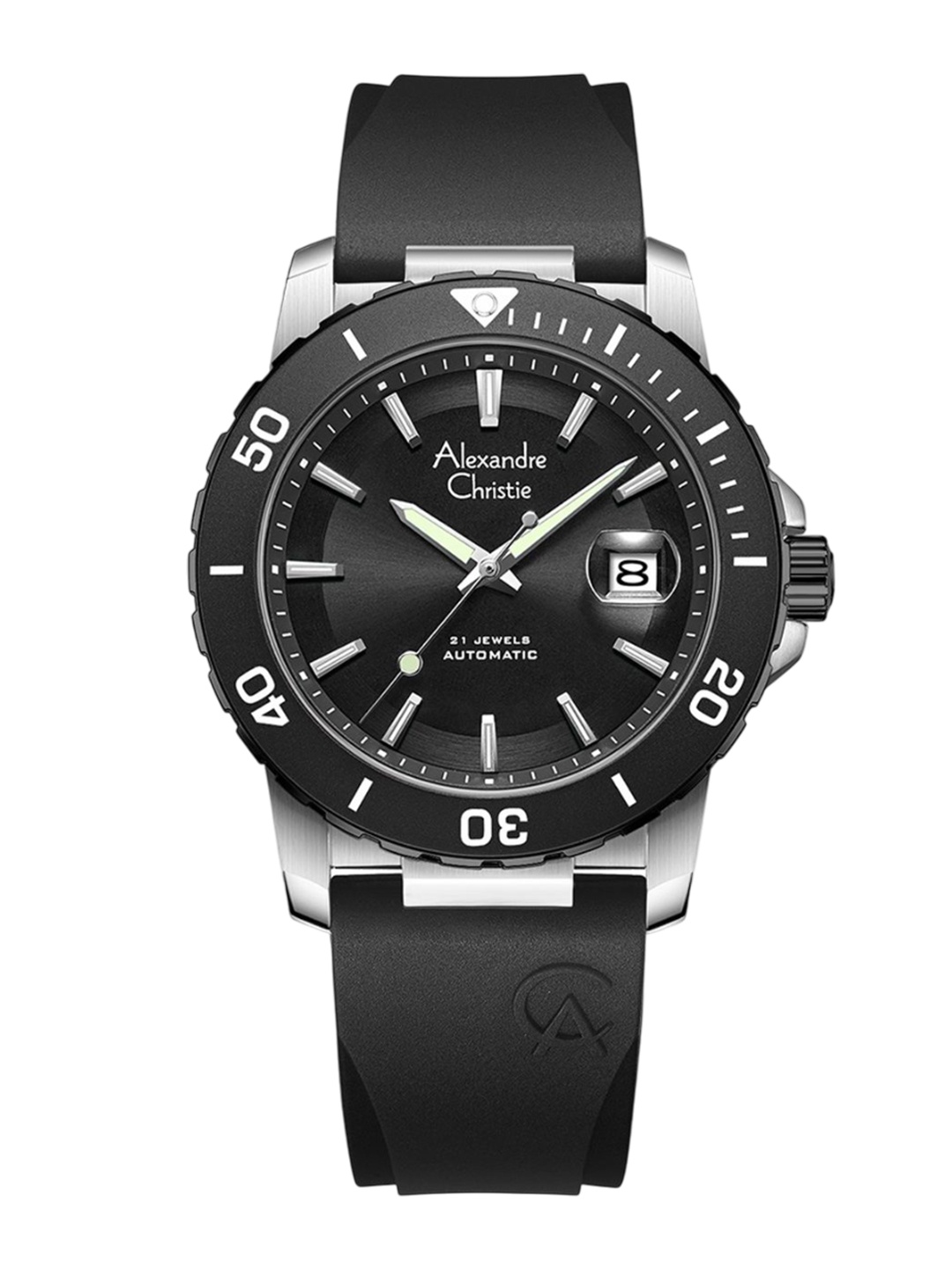 

Alexandre Christie Men Dial & Straps Analogue Automatic Watch 6141MARTBBA, Black