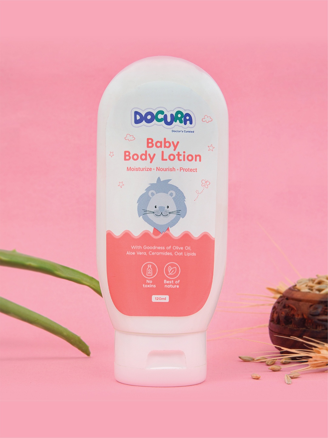 

DOCURA Baby Body Lotion- 120 ml, Pink
