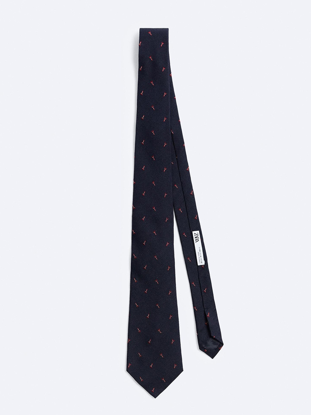 

ZARA Adults Men Ties, Navy blue