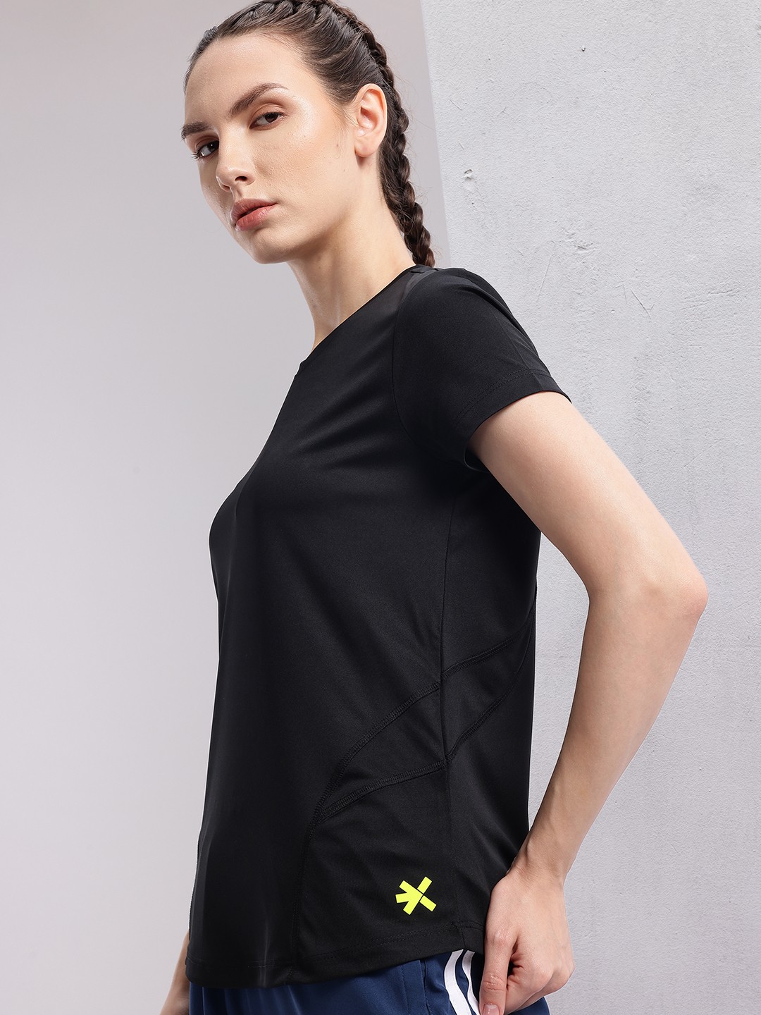 

HRX by Hrithik Roshan Rapid-Dry Training T-shirt, Black