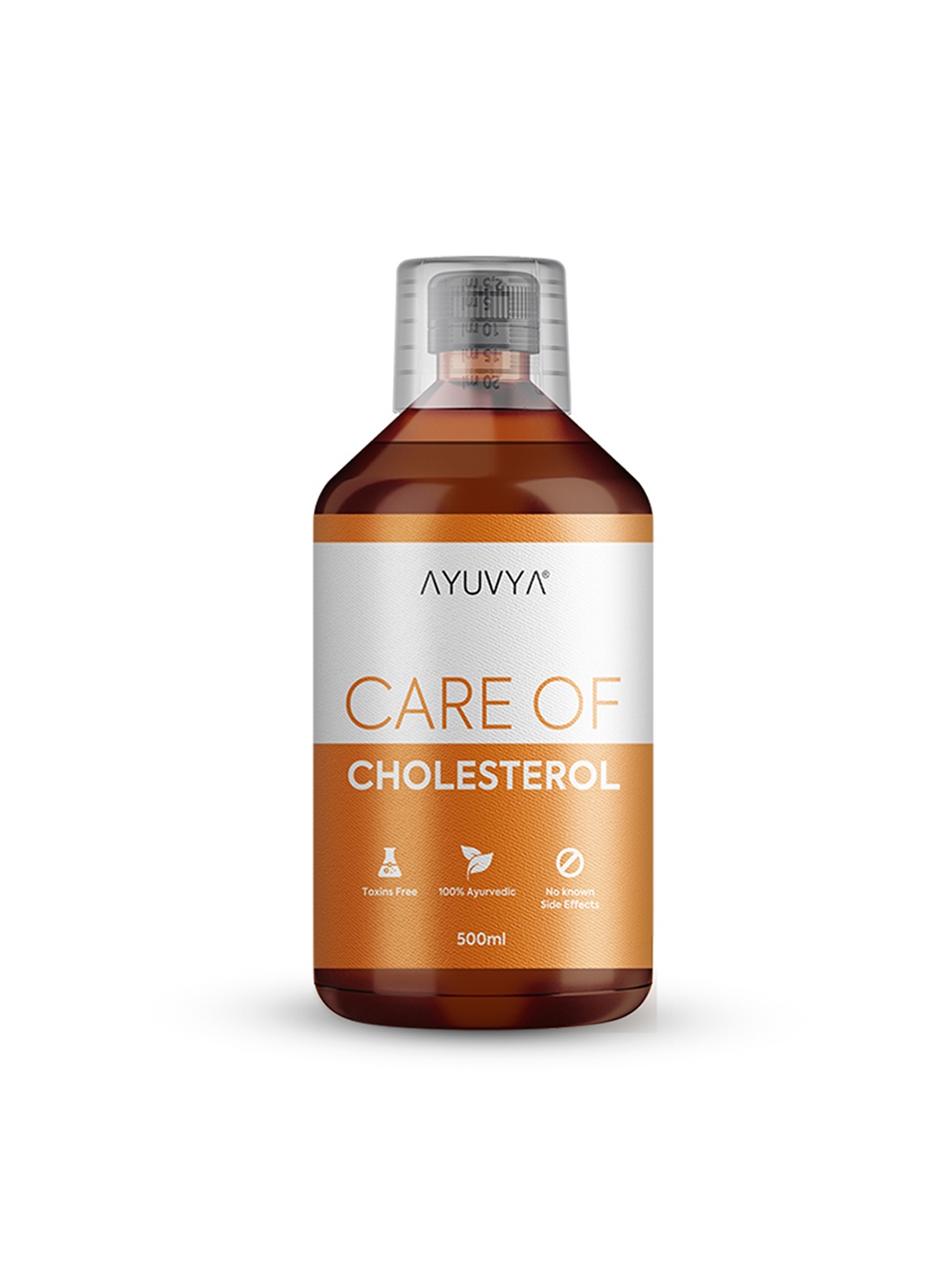 

Ayuvya Care Of Cholesterol Juice Maintain Healthy Heart - 500 ml, White